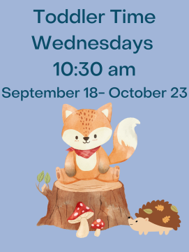 Toddler TIme -- link to calendar!